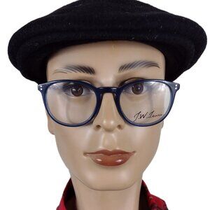 J,W LEWIS BLUE  PLASTIC Eyeglass  FrameJW11